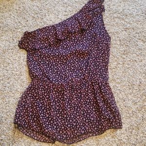 *2/$15* One Shoulder Floral Print Top
